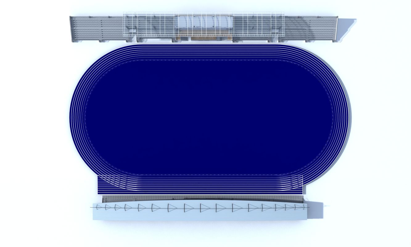 無縫半預(yù)制GSPU自結(jié)紋塑膠跑道